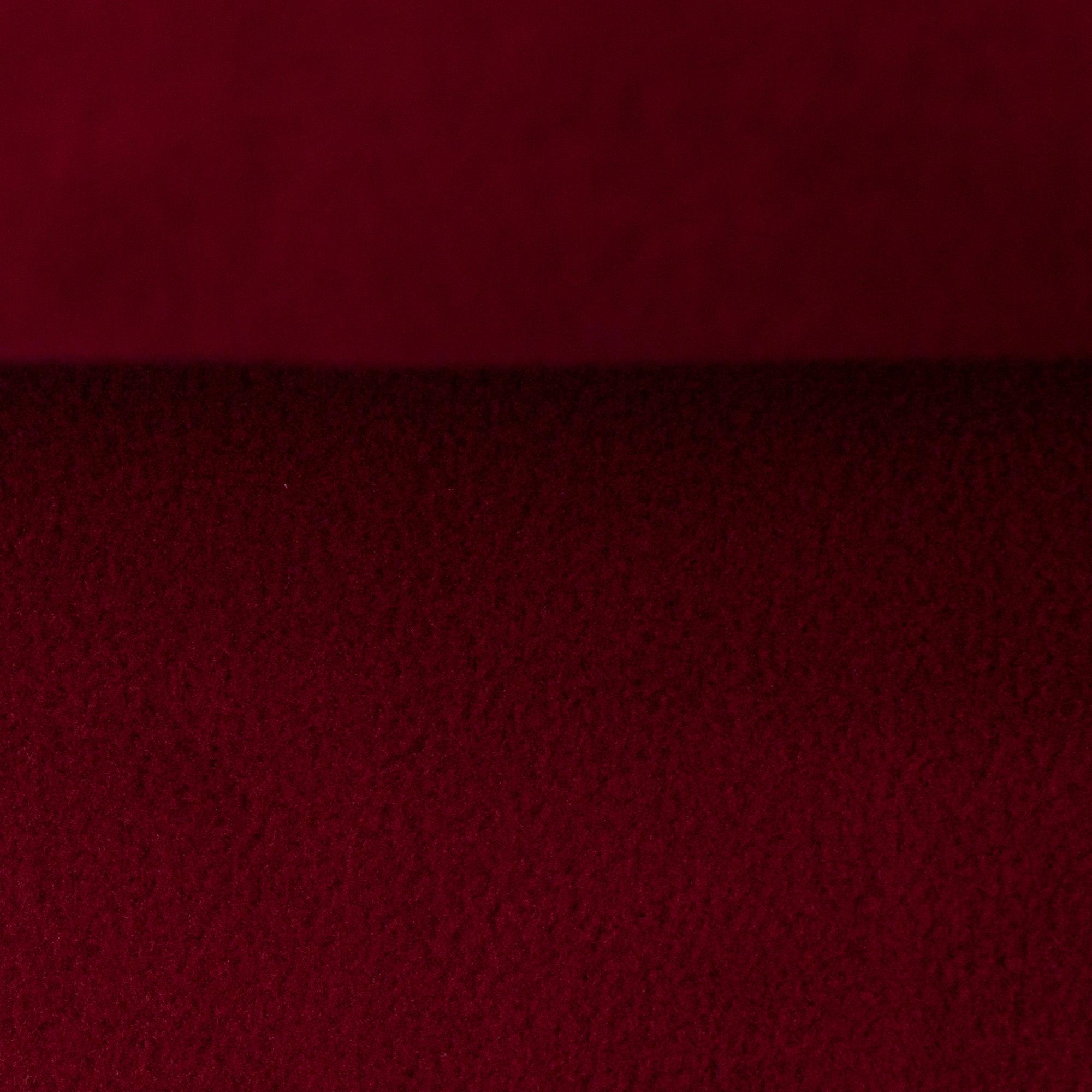 Deluxe - Bordeaux micro -polar polar fabric