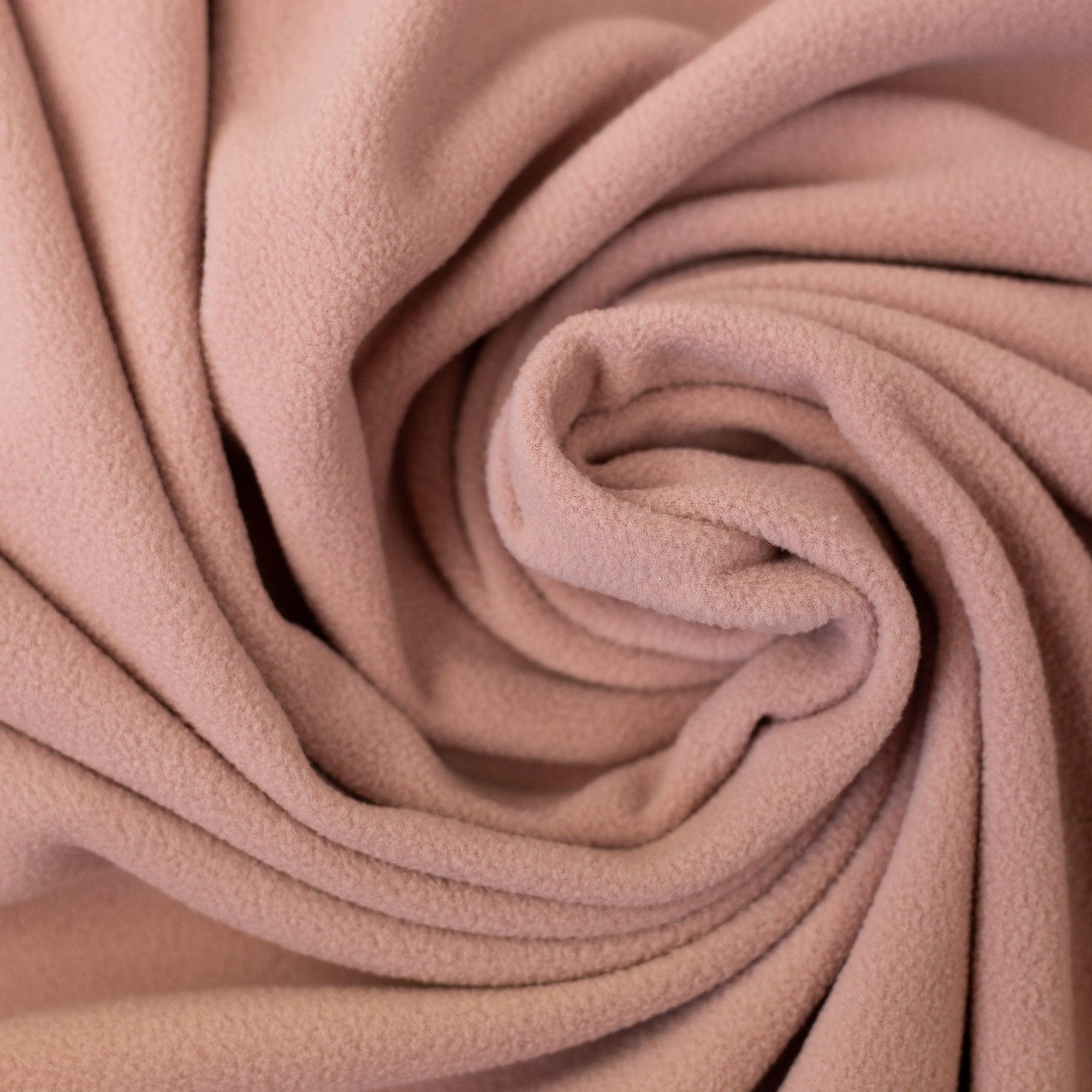 Deluxe micro polar fabric - blush