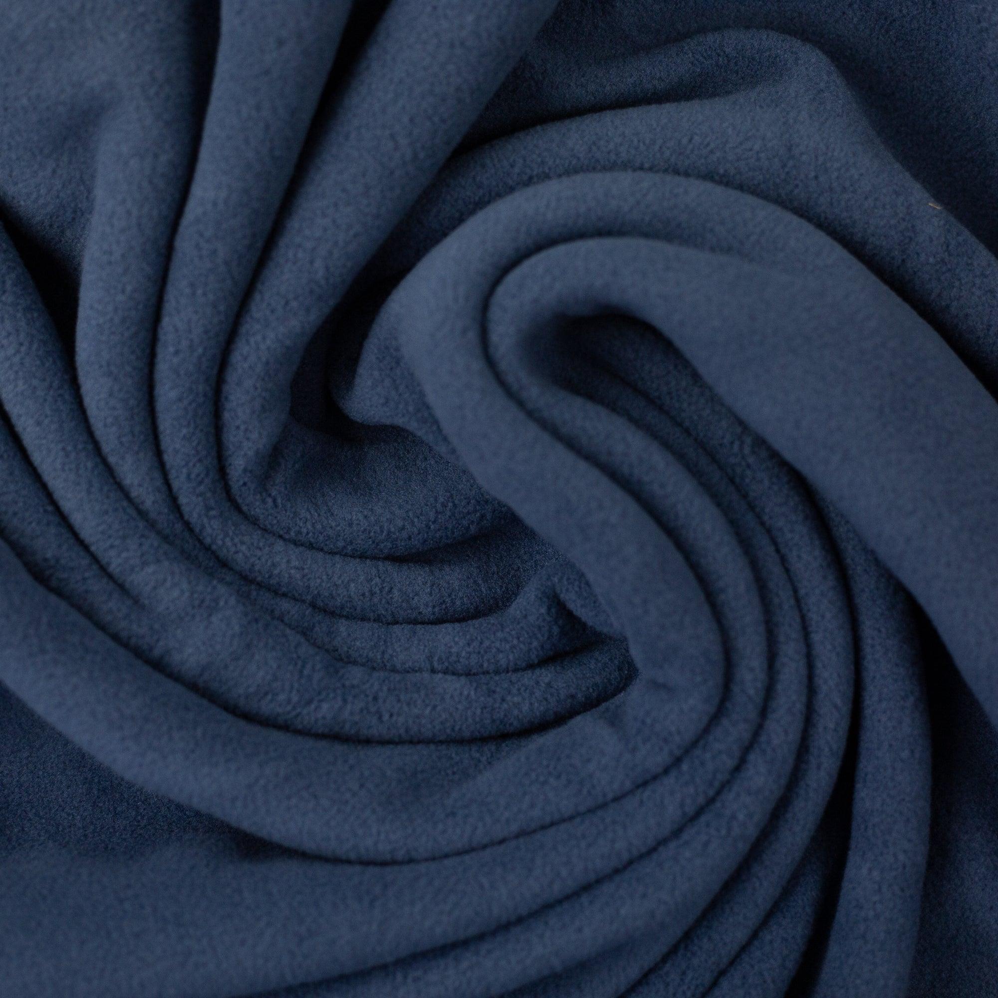 Deluxe Micro Polar Fabric - Denim Blau