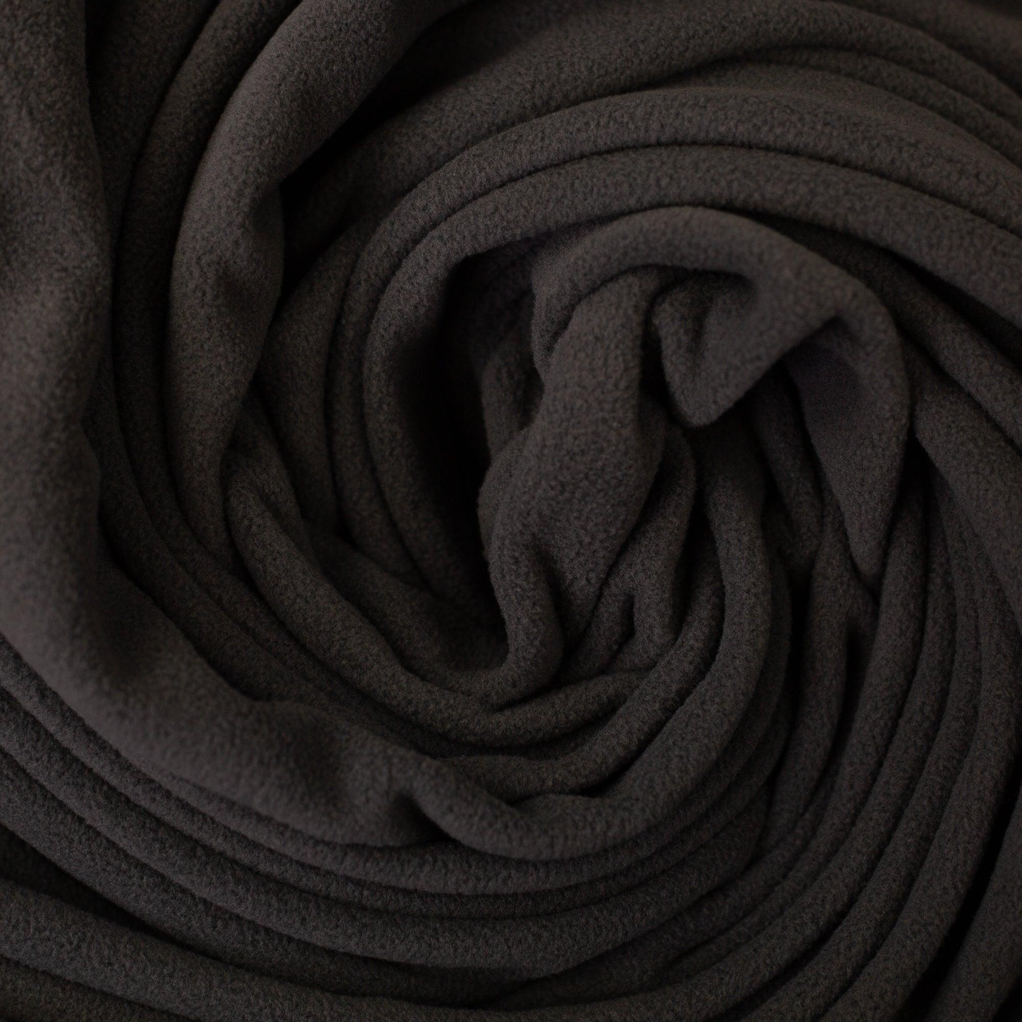 Deluxe micro polar fabric - Anthracite gray