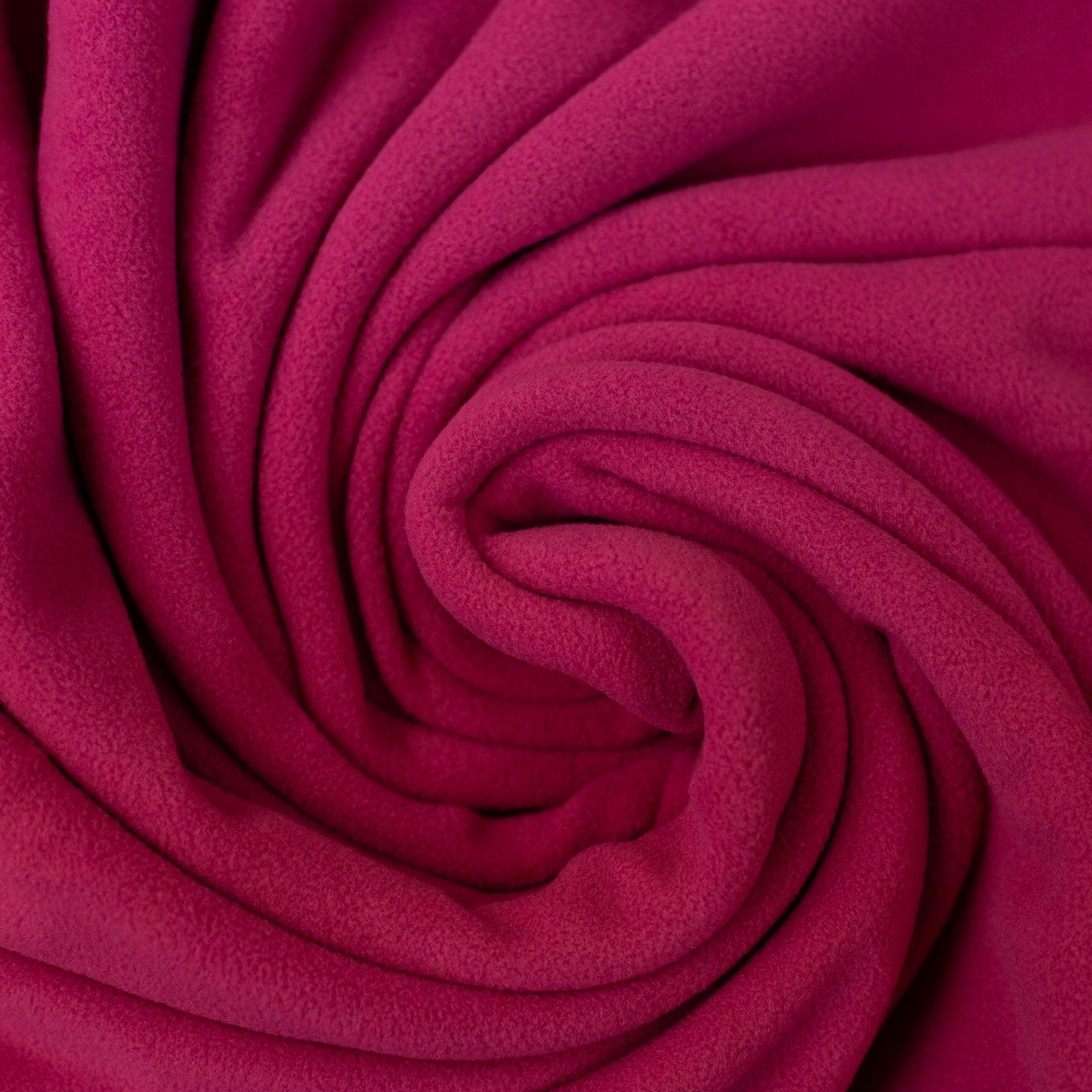 Deluxe - Fuchsia Micro Fleece Stoff