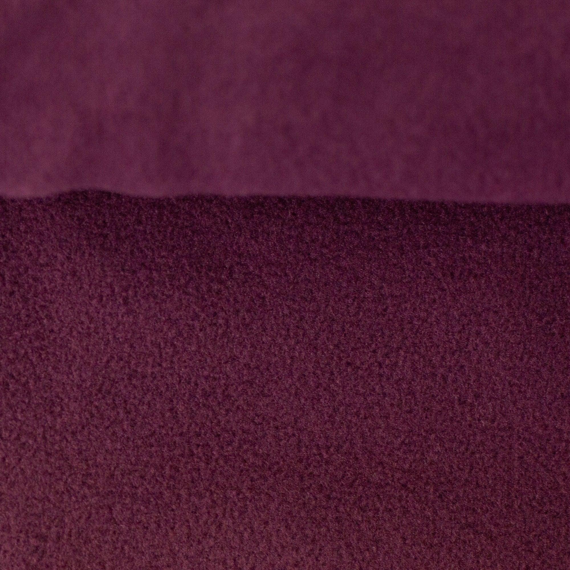 Deluxe micro polar fabric - wine lie