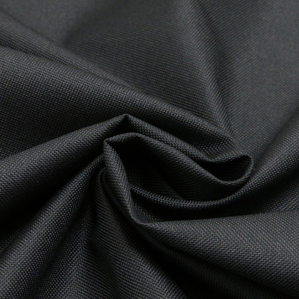 Tissu toile imperméable et ultra-résistant - Noir