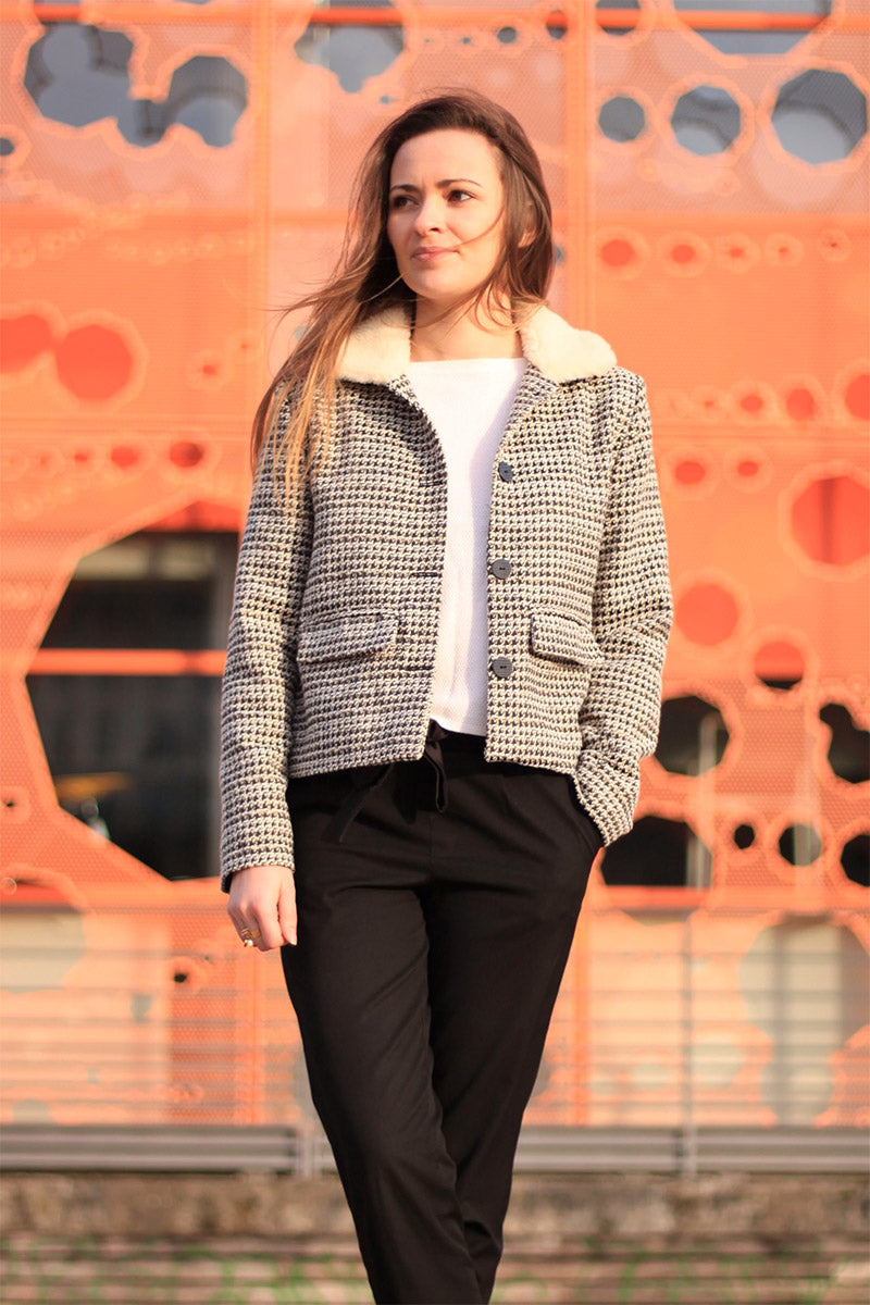 Emmanuelle coat pattern - Cha´ Coud