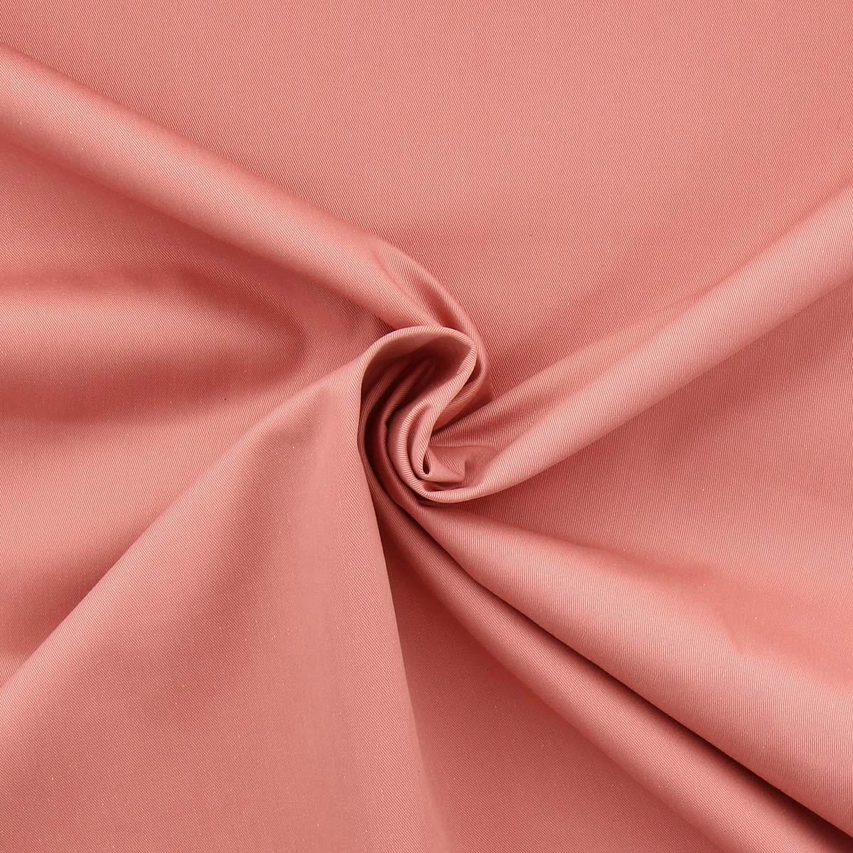 Tissu gabardine polycoton - Vieux rose