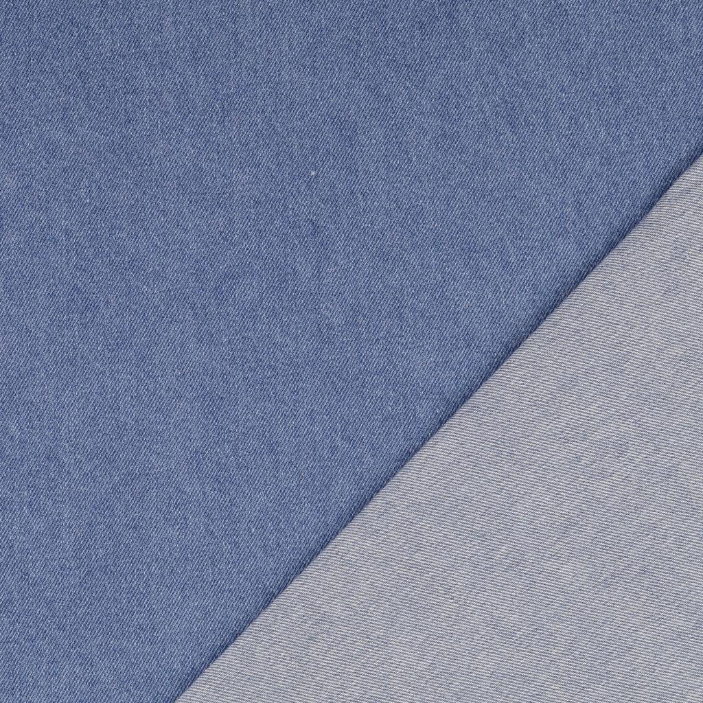 Tissu jeans coton classique - Bleu jeans