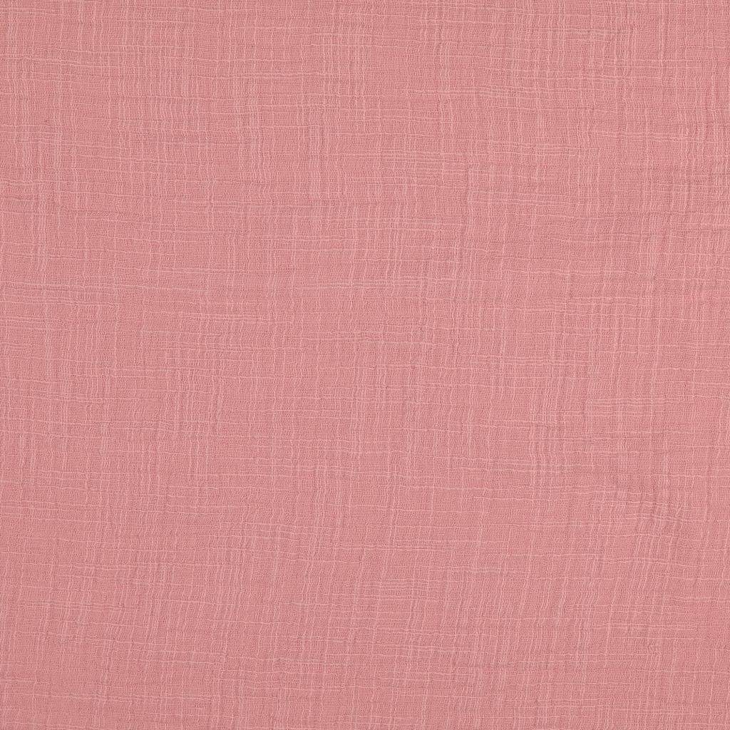 Tissu double gaze de coton Vintage - Vieux rose