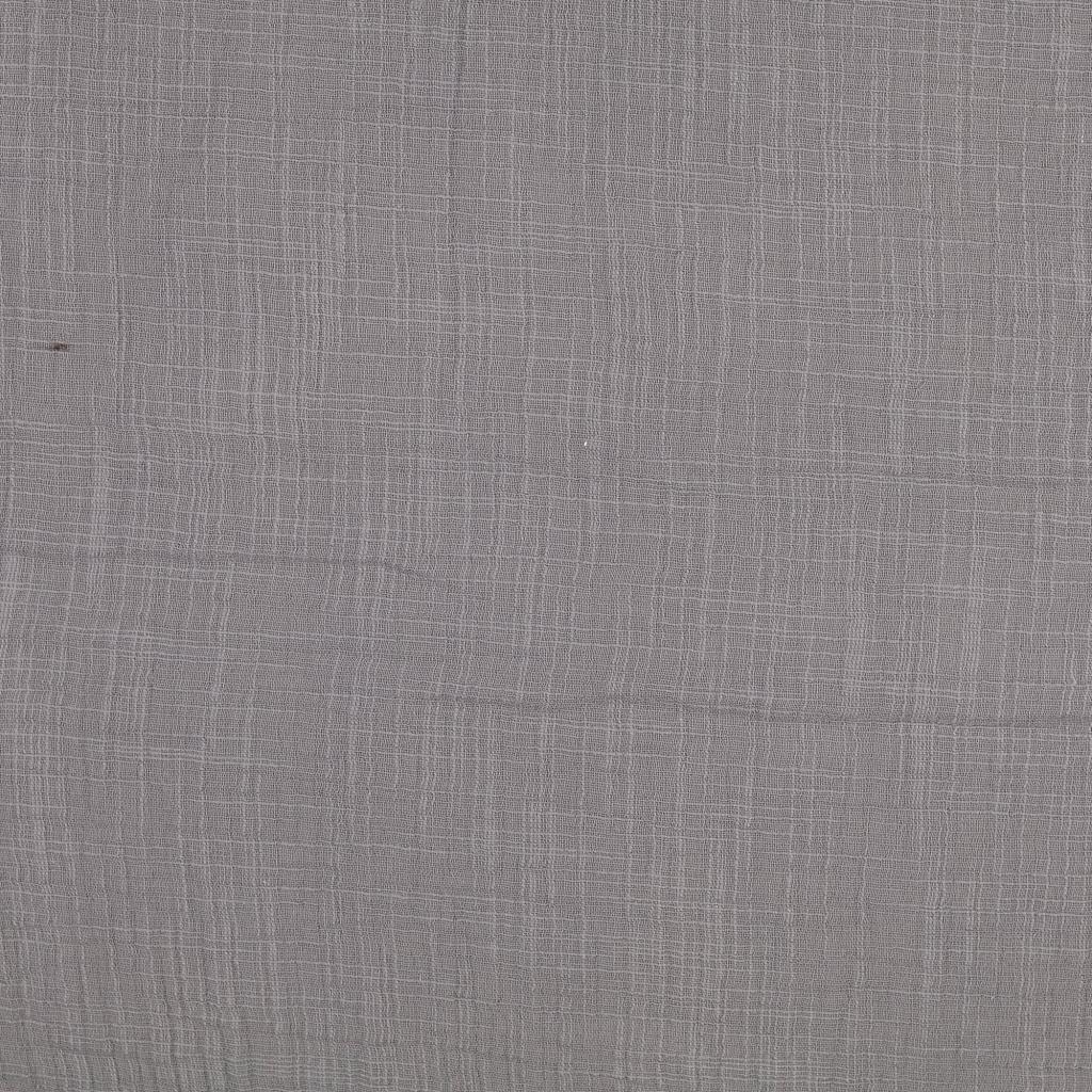 Double fabric of vintage cotton gauze - gray