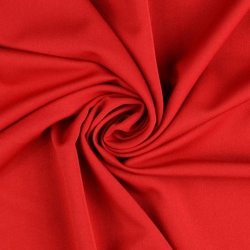 Soft gabardine fabric - red