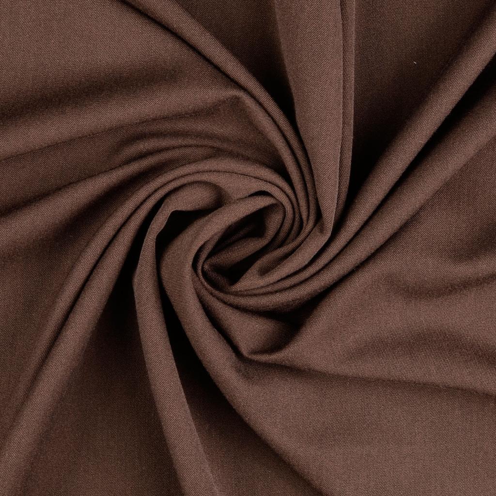 Soft gabardine fabric - Brown