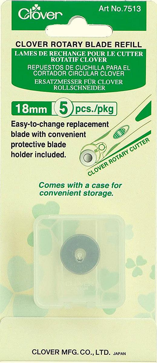 5 spare blades for cutter clover - 18 mm