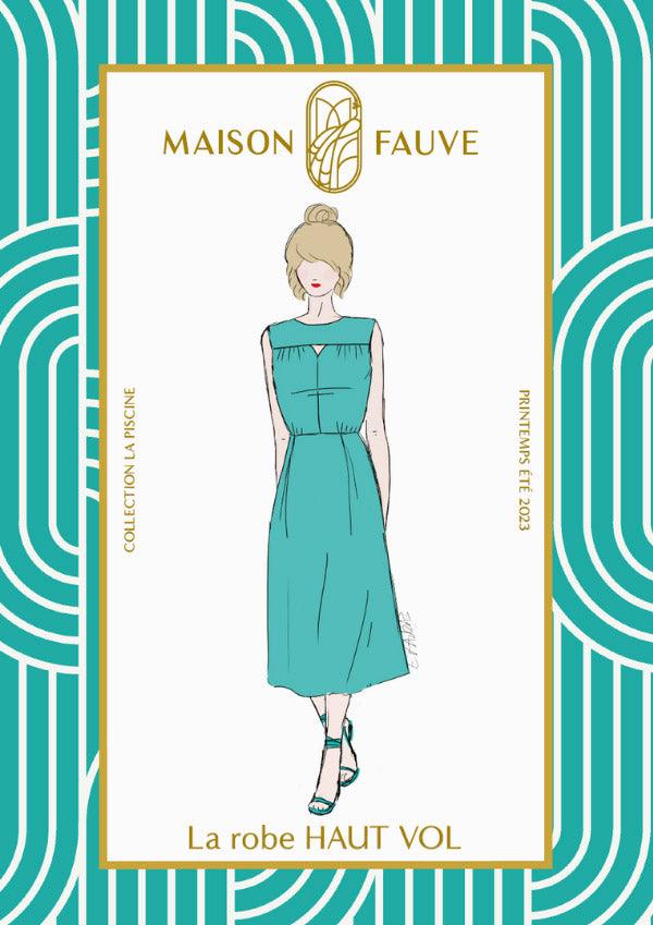 High -flying dress pattern - Fauve house