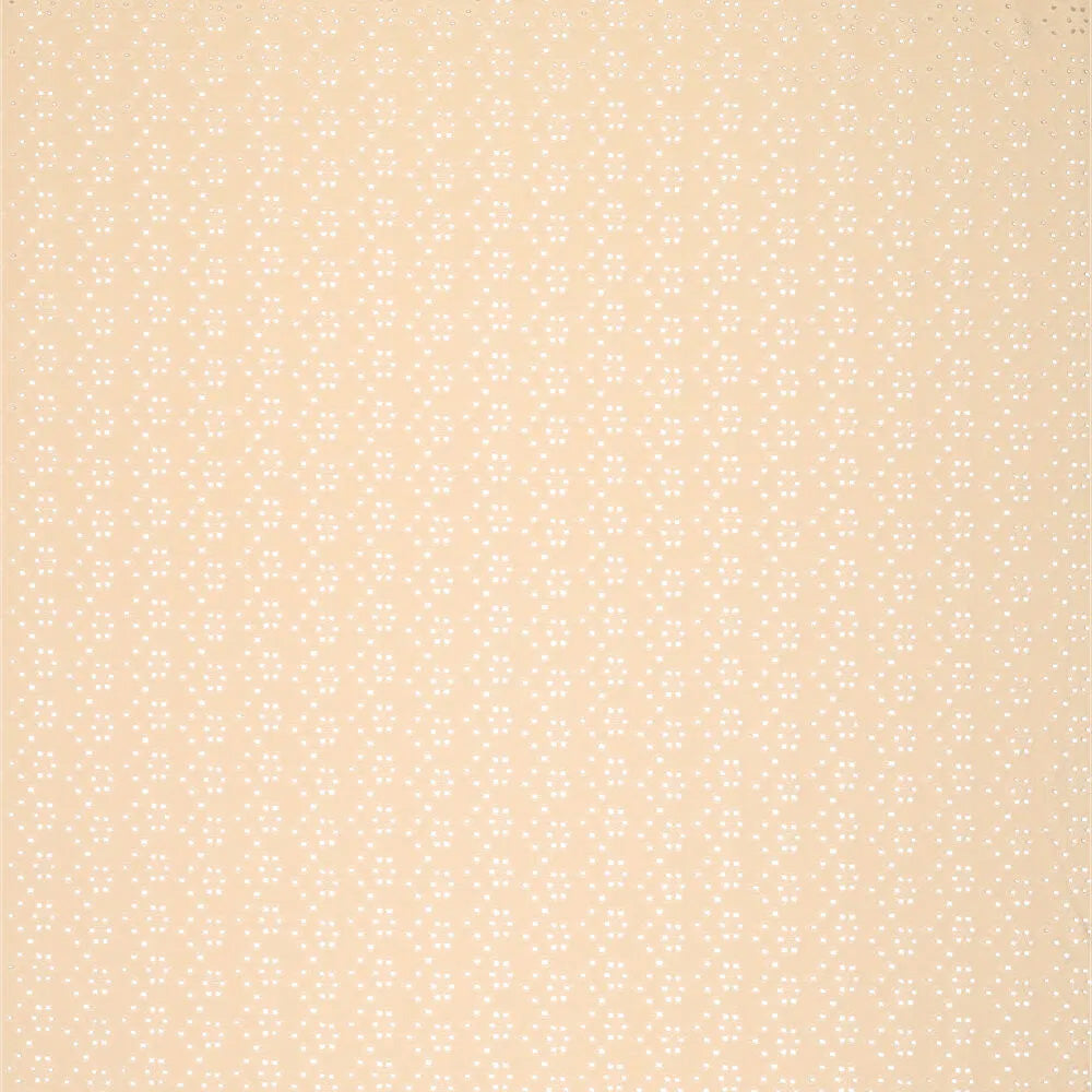 Tissu broderie anglaise extensible - Beige clair