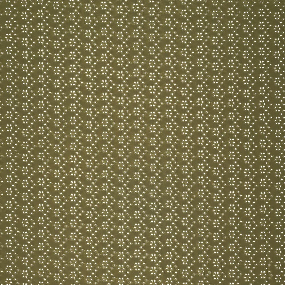 Extendable English embroidery fabric - Khaki