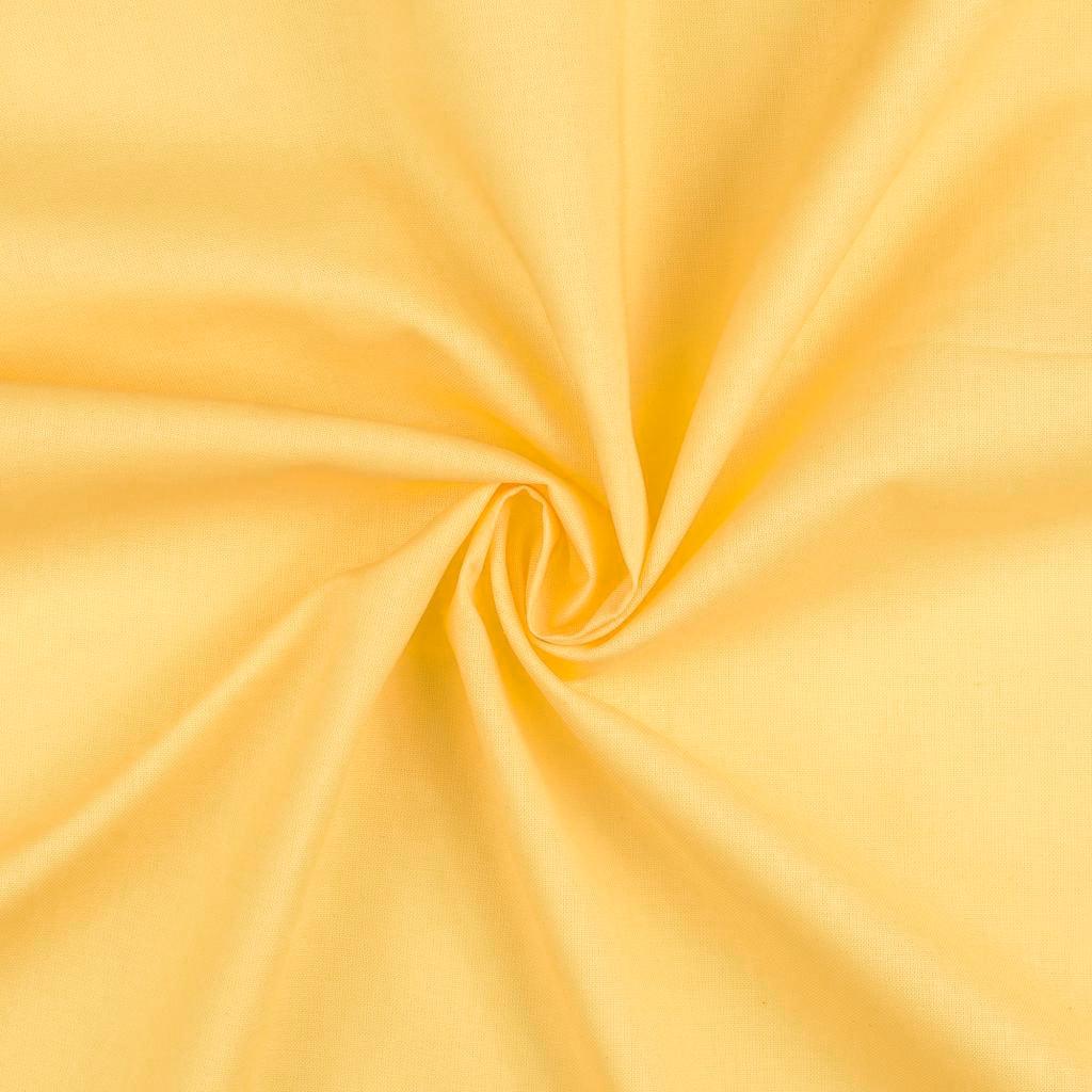 Uni cotton cotton fabric - straw yellow