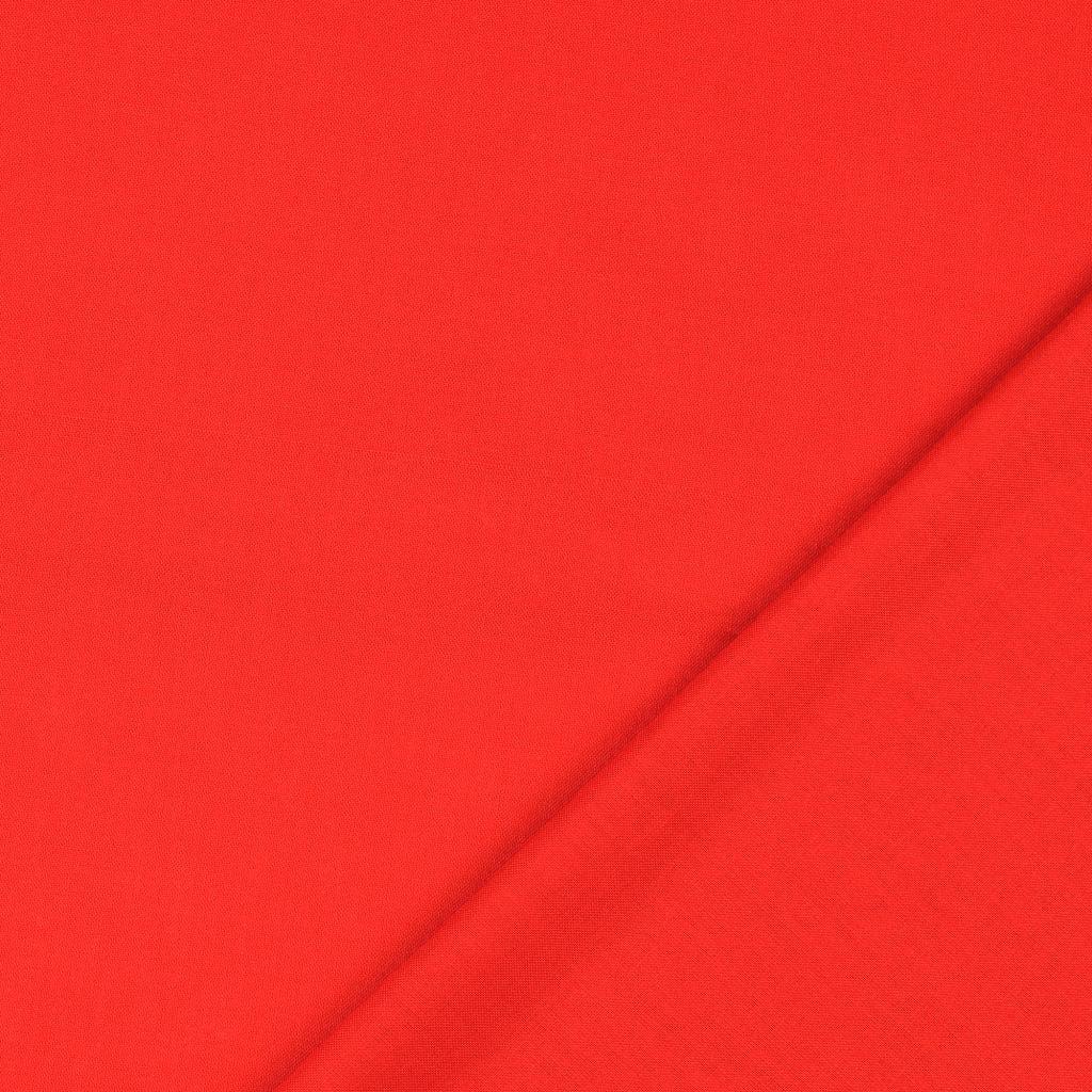 Uni cotton fabric - red