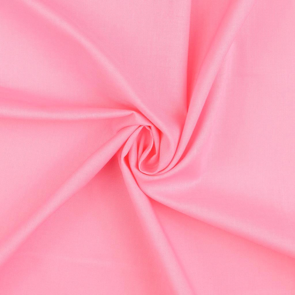 Uni cotton fabric uni - pink