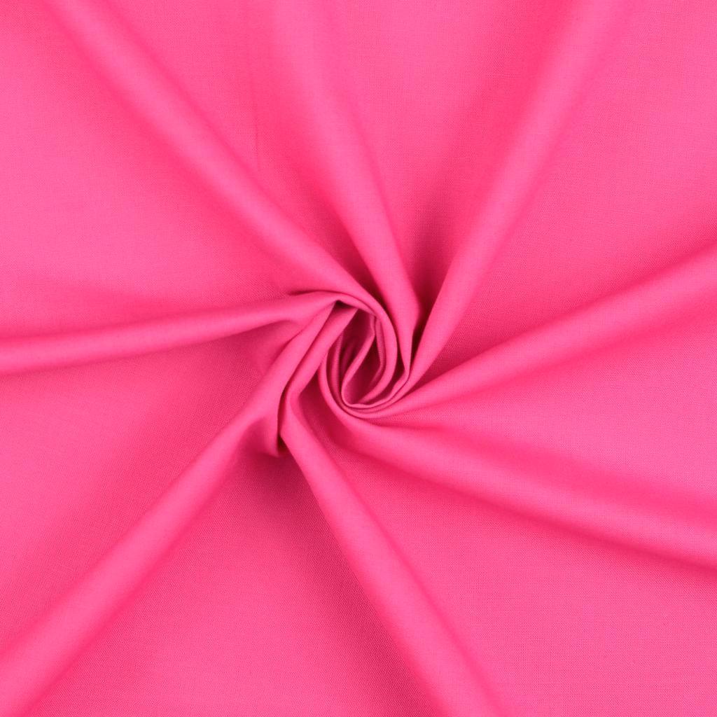 Uni cotton cotton fabric - bright pink