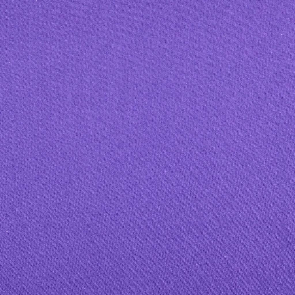 Tissu coton cretonne uni - Violet Améthyste