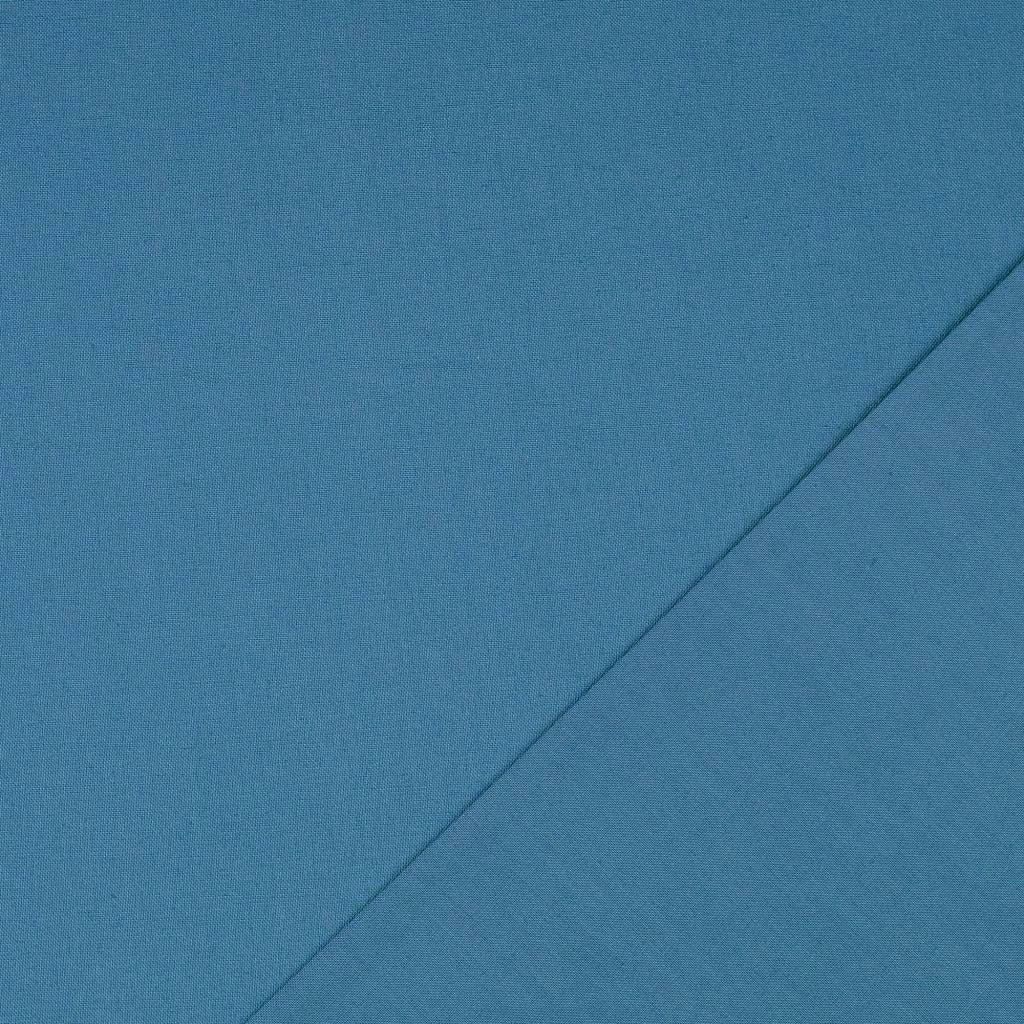 Uni cotton fabric - blue gray blue