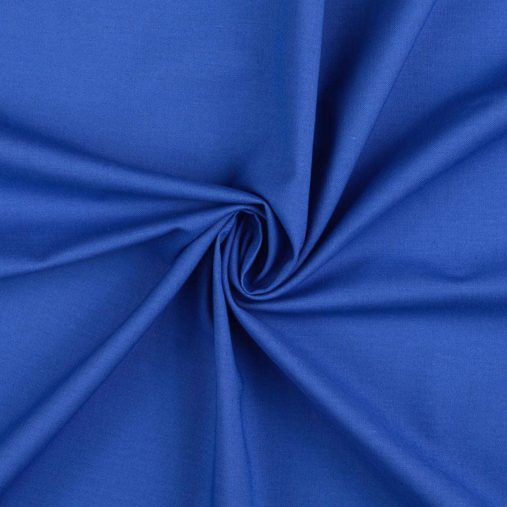 Uni cotton fabric - royal blue