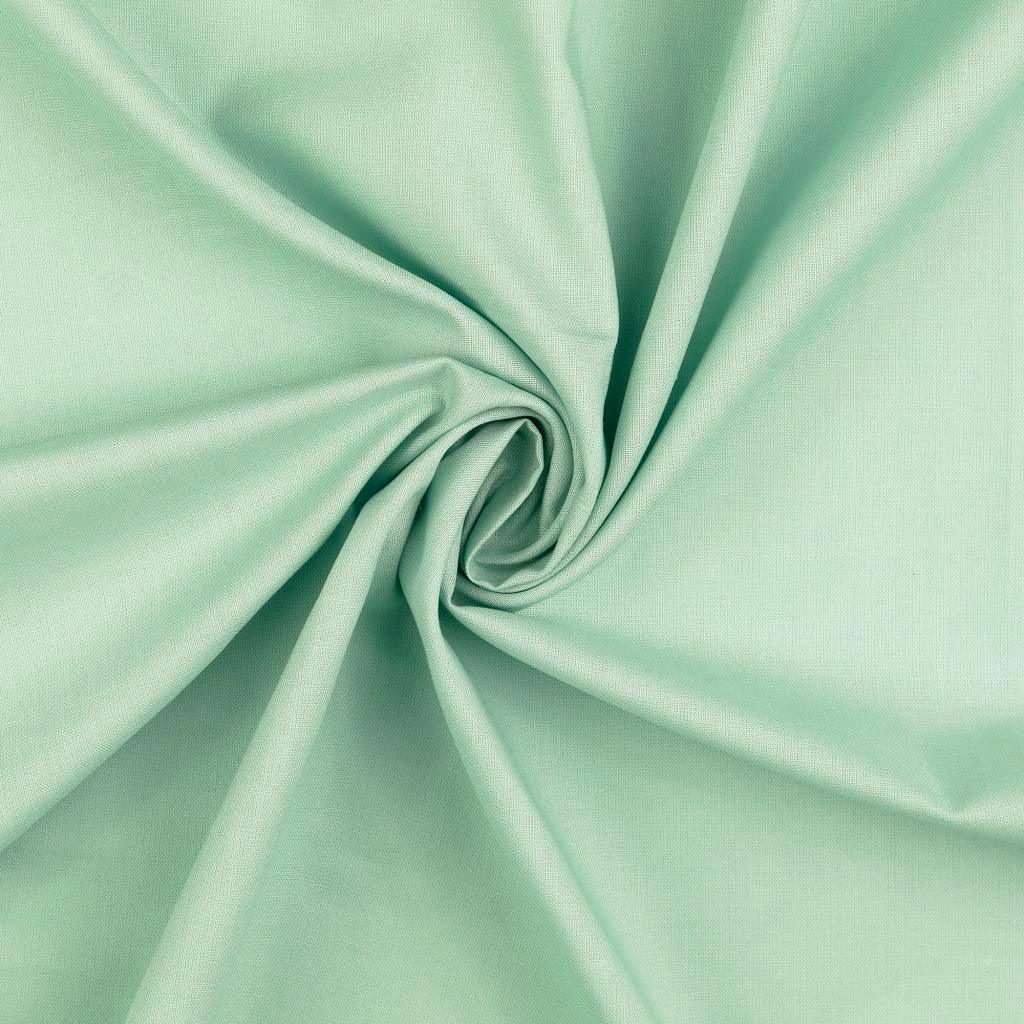 Uni cotton fabric - mint green