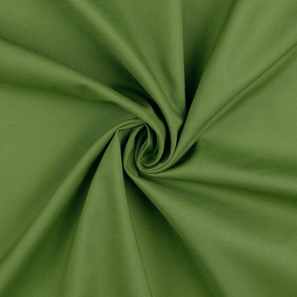 Uni cotton fabric - olive green