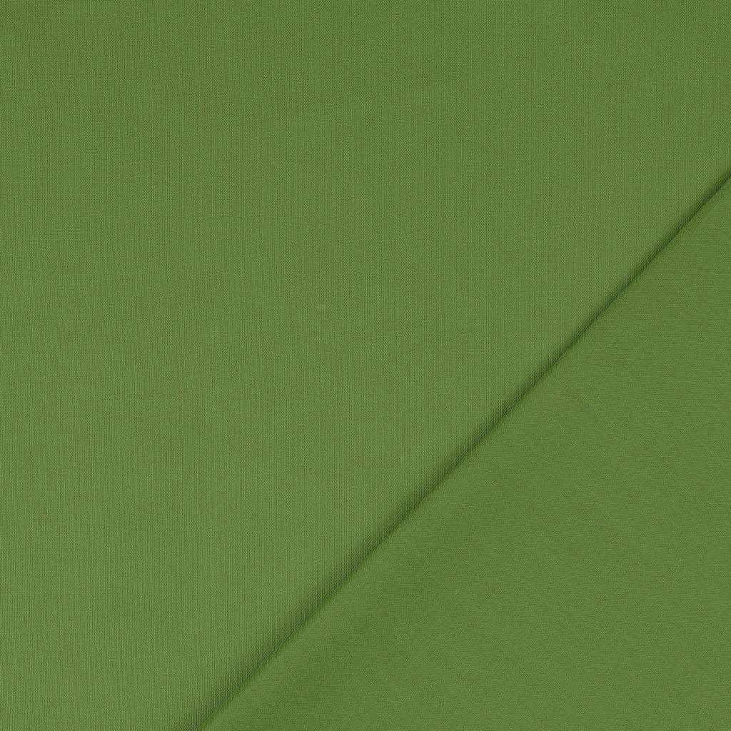 Uni cotton fabric - olive green