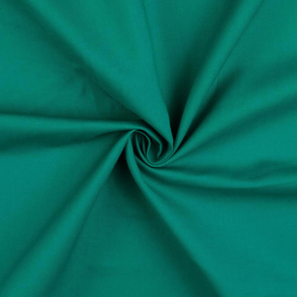 Uni cotton fabric - jade green