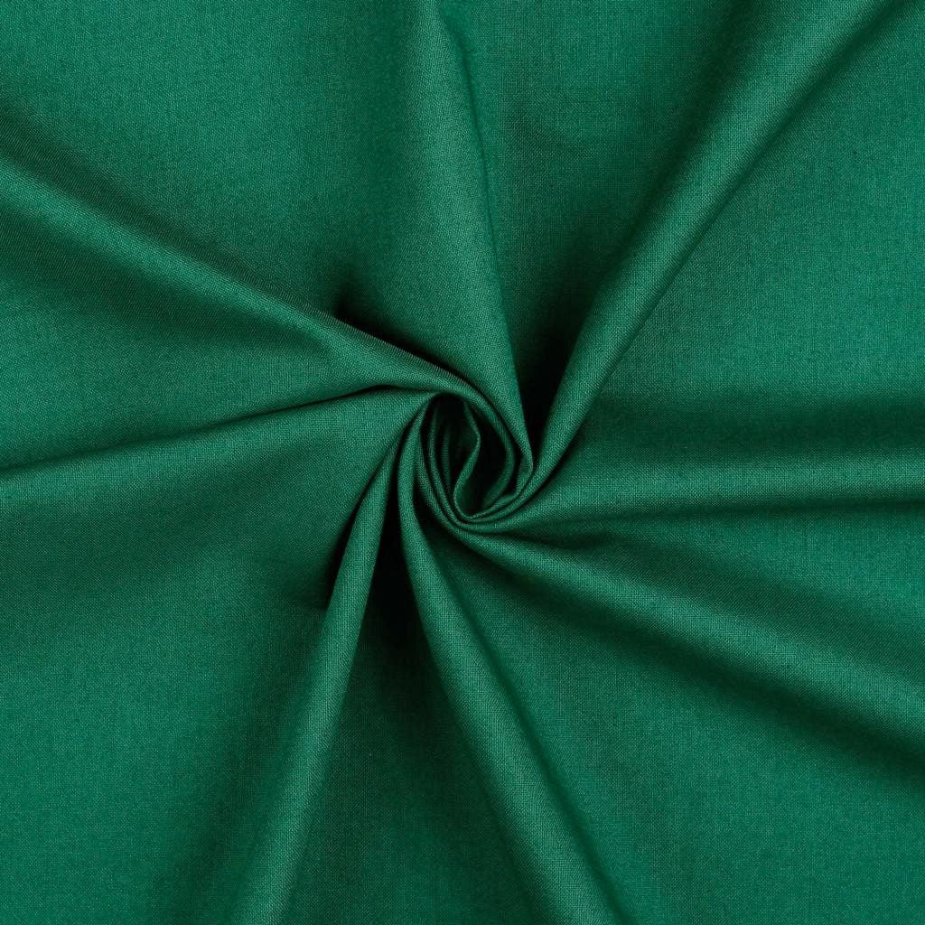 Uni cotton fabric - dark green