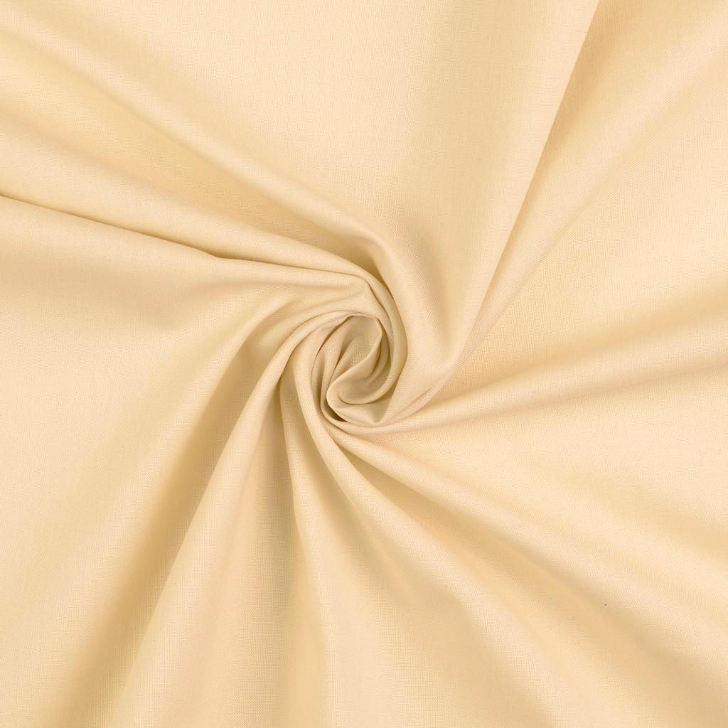 Uni cotton fabric - light beige