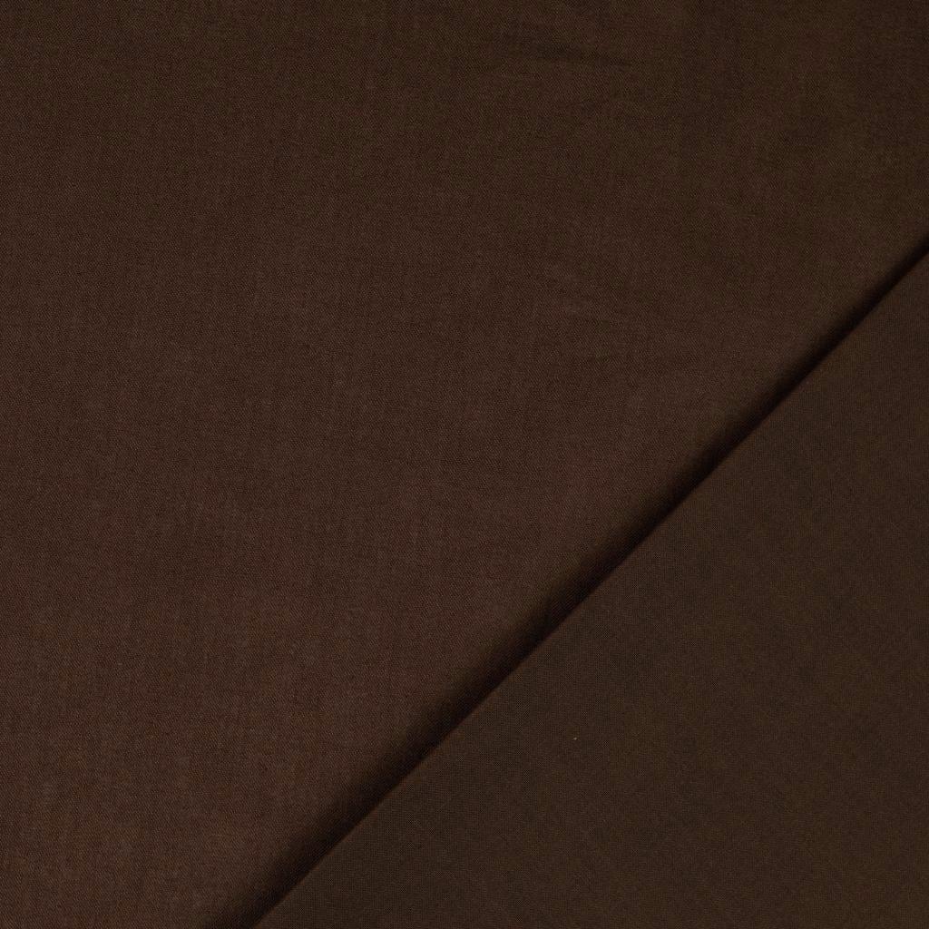 Uni cotton cotton fabric - dark brown