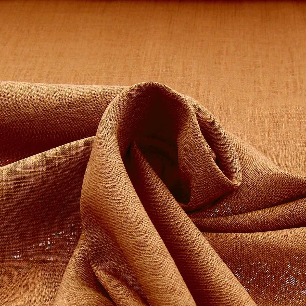 Linen fabric viscose - Indian yellow