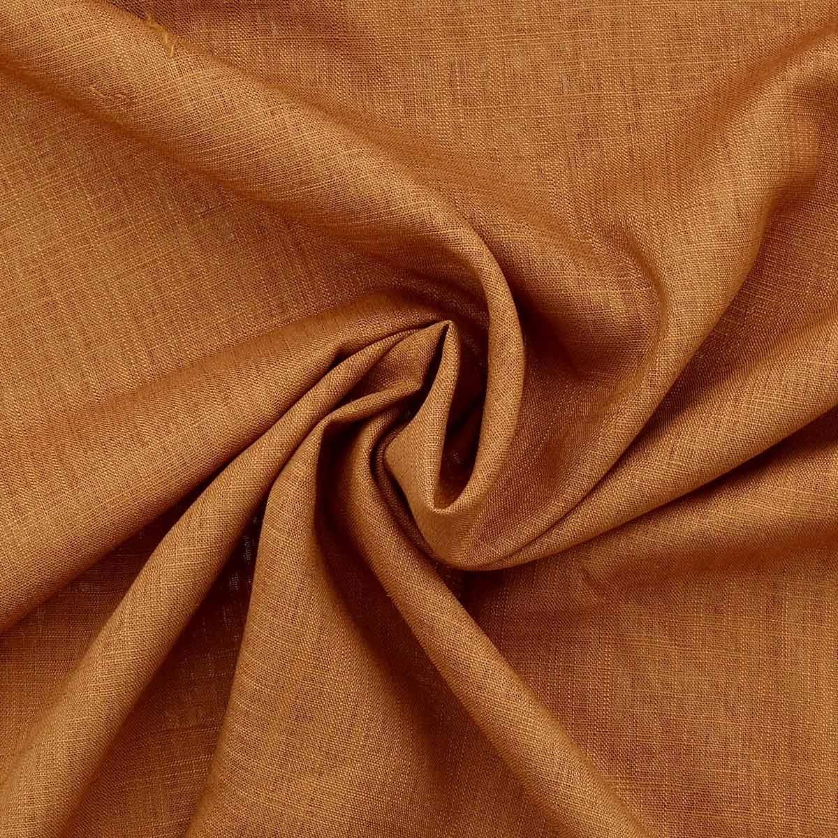 Linen fabric viscose - Indian yellow