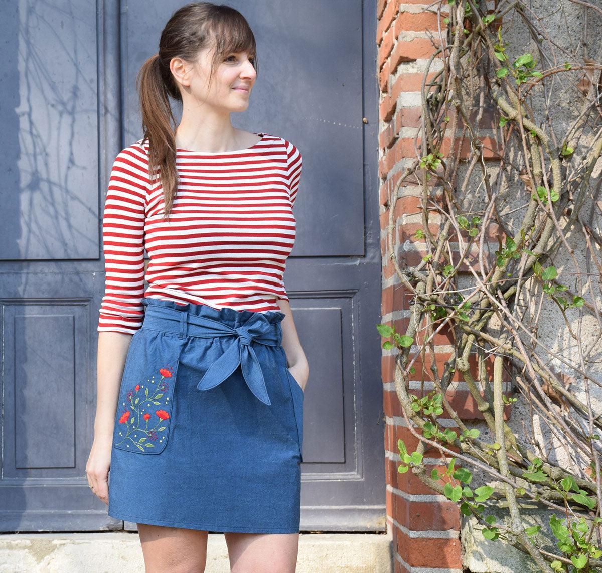 SUZY skirt pattern - Anna pink patterns