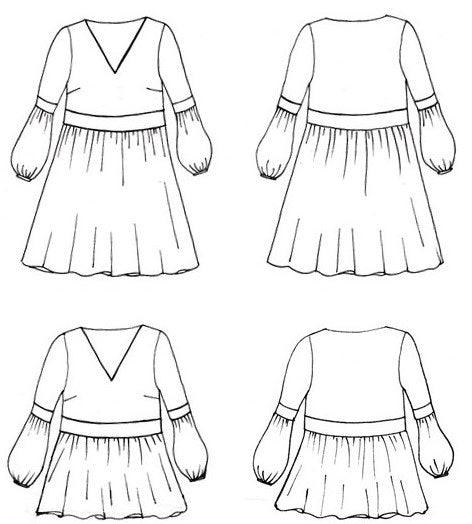 Phoebe dress pattern - Anna pink patterns