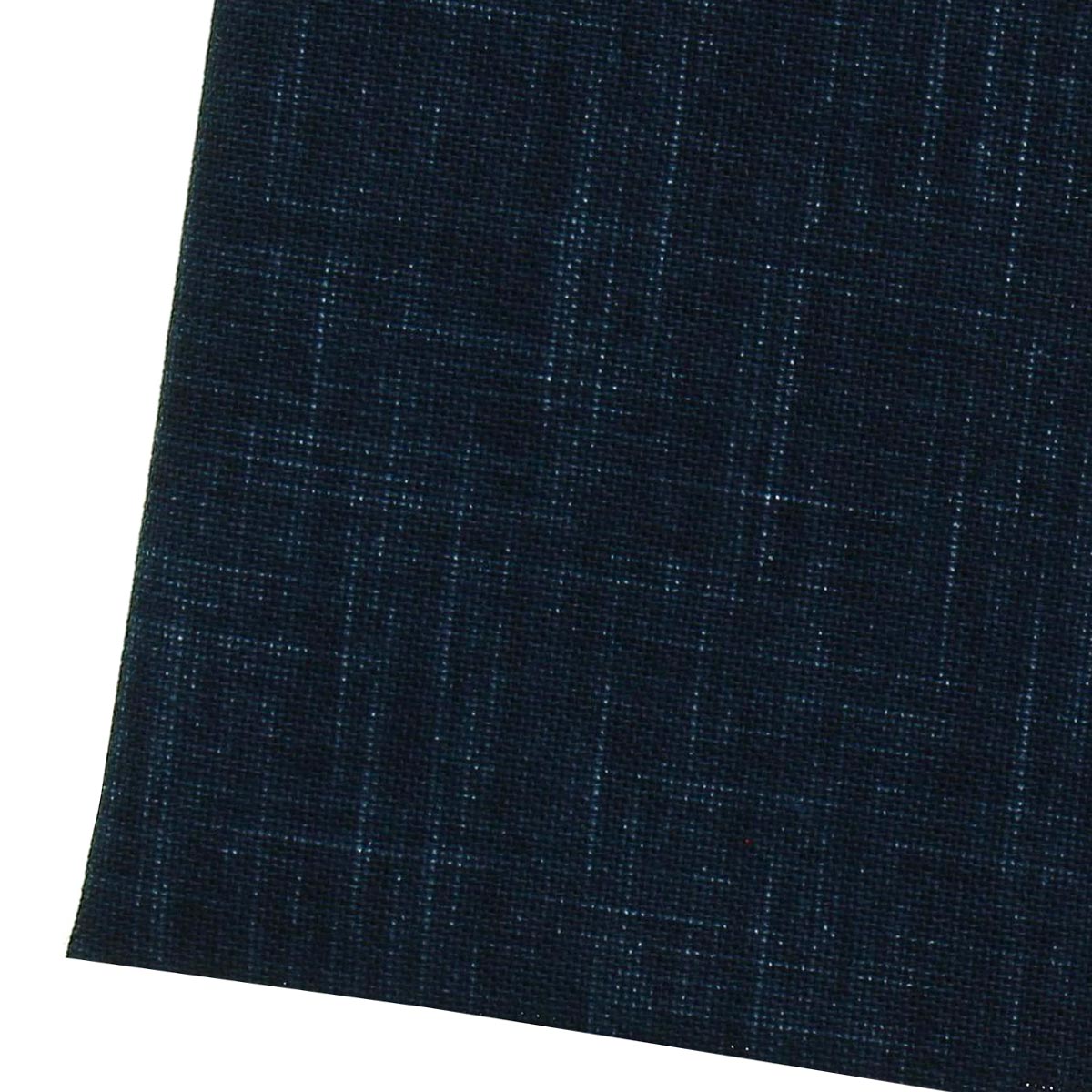 Sashiko fabric coupon 50 cm x 55 cm - navy blue