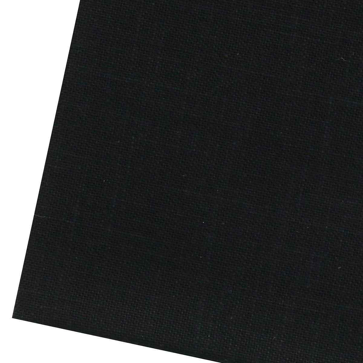 Coupon de tissu sashiko 50 cm x 55 cm - Noir