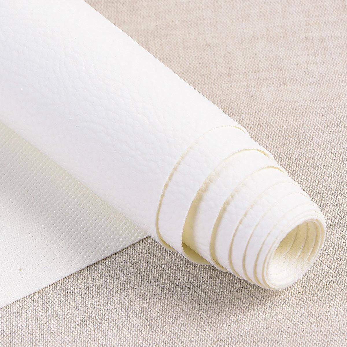 Coupon simili Karla 140 cm x 50 cm - Blanc