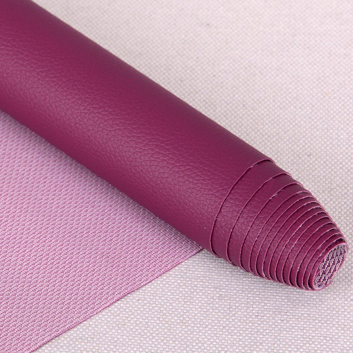 Karla imitation coupon 140 cm x 50 cm - plum