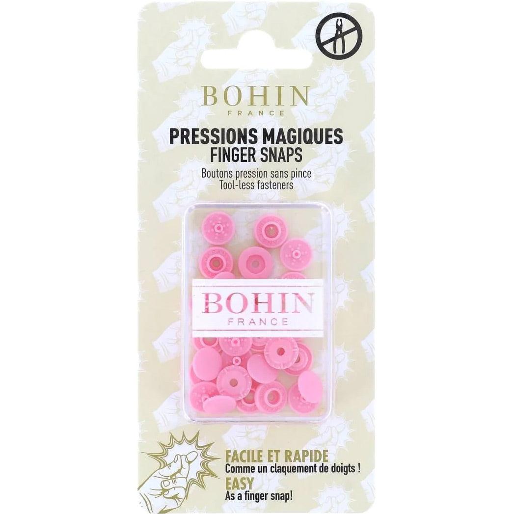 Magic pressure buttons without pliers 9 mm - pink