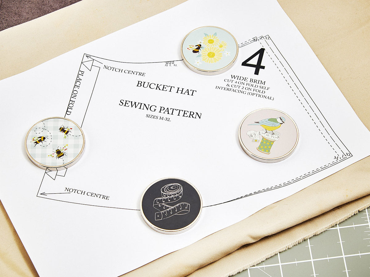 Coffret de 4 poids pour la couture - Oiseaux