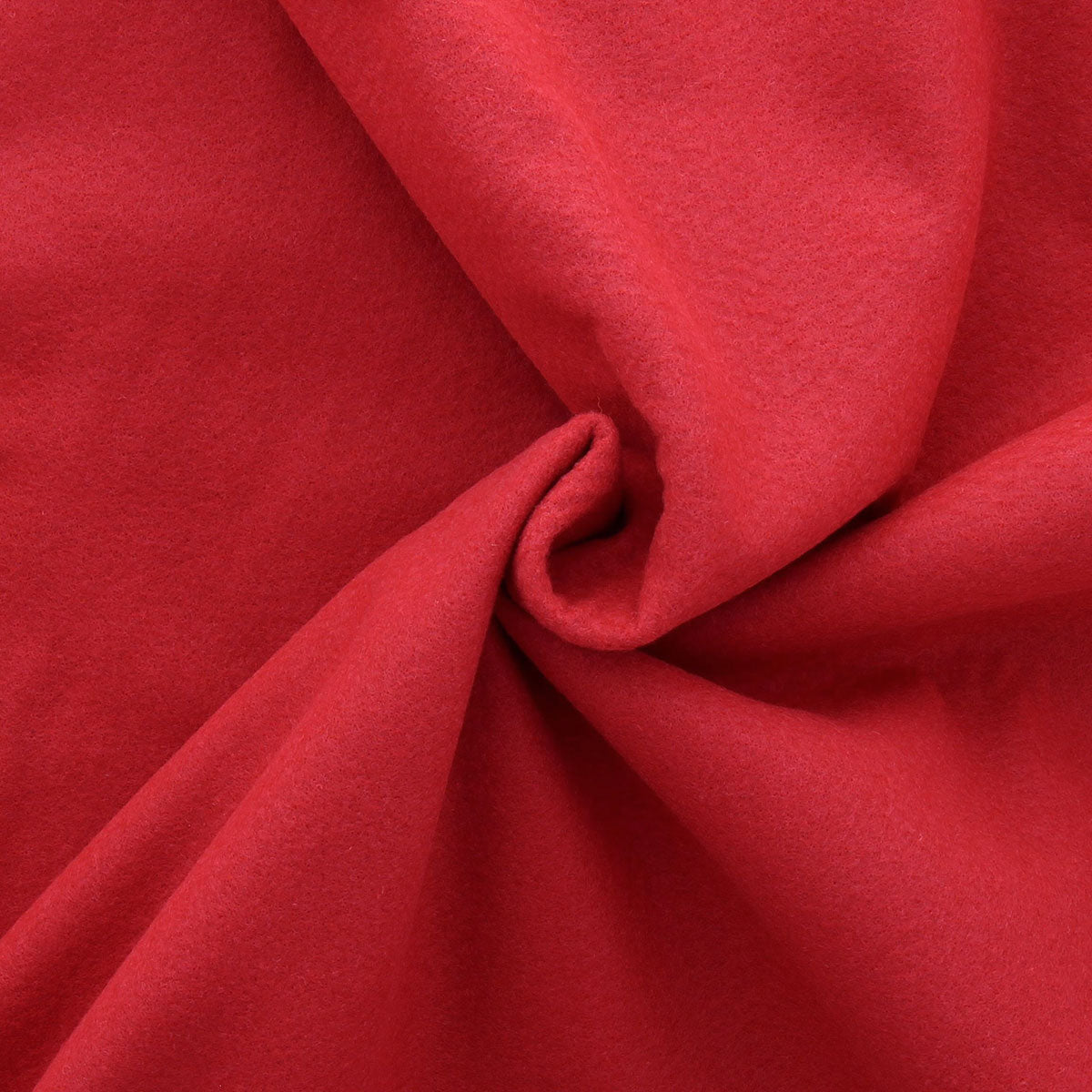 Large width felt - red