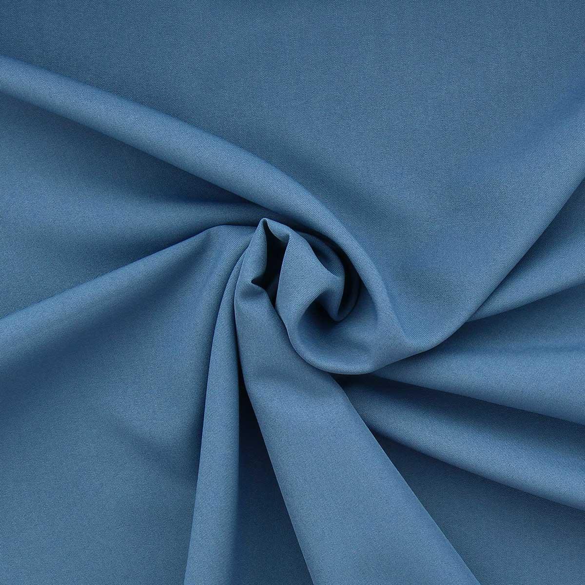 Tissu burlington - Bleu acier