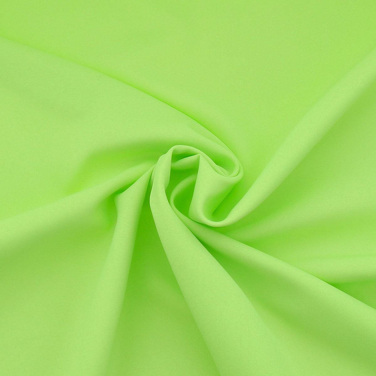 Tissu burlington - Vert citron