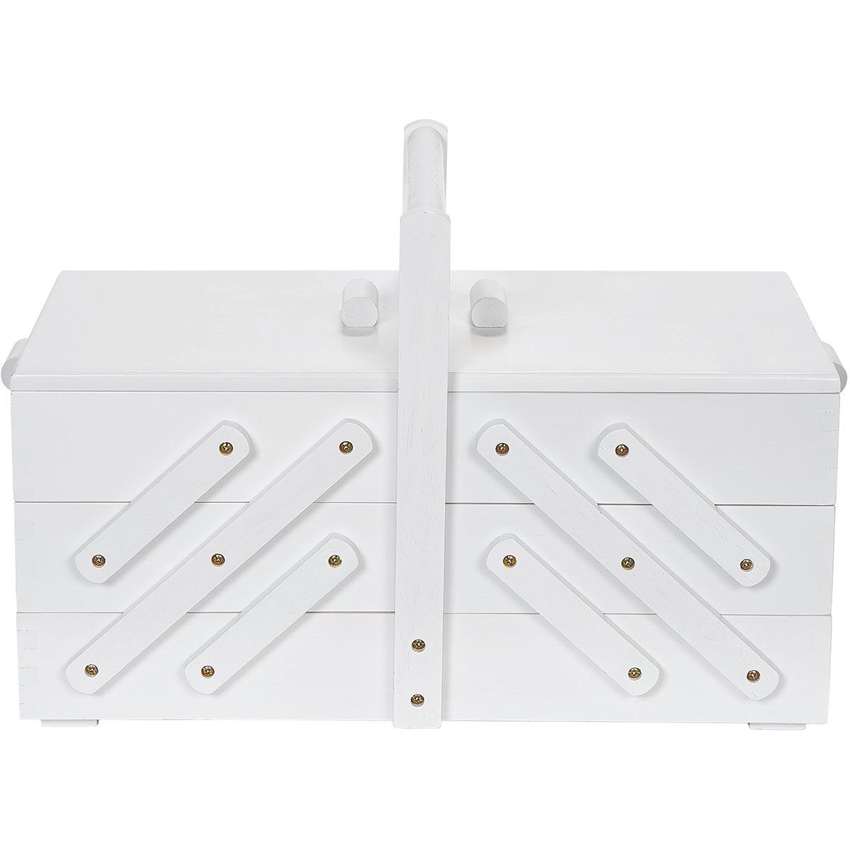 Travailleuse couture en bois Blanc L