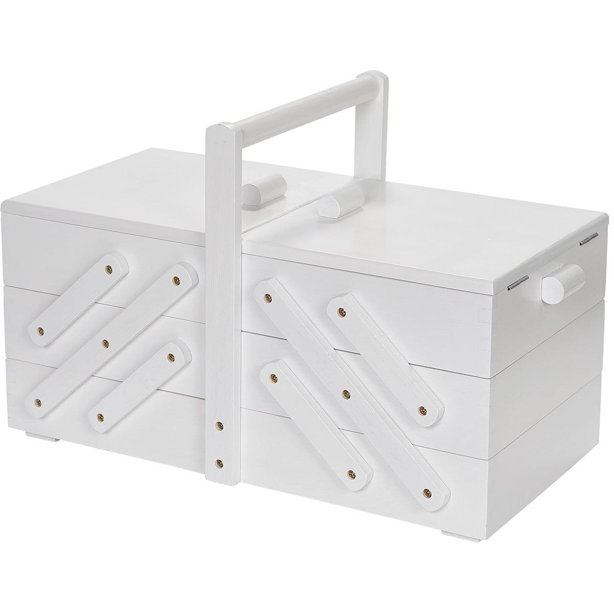 Travailleuse couture en bois Blanc L