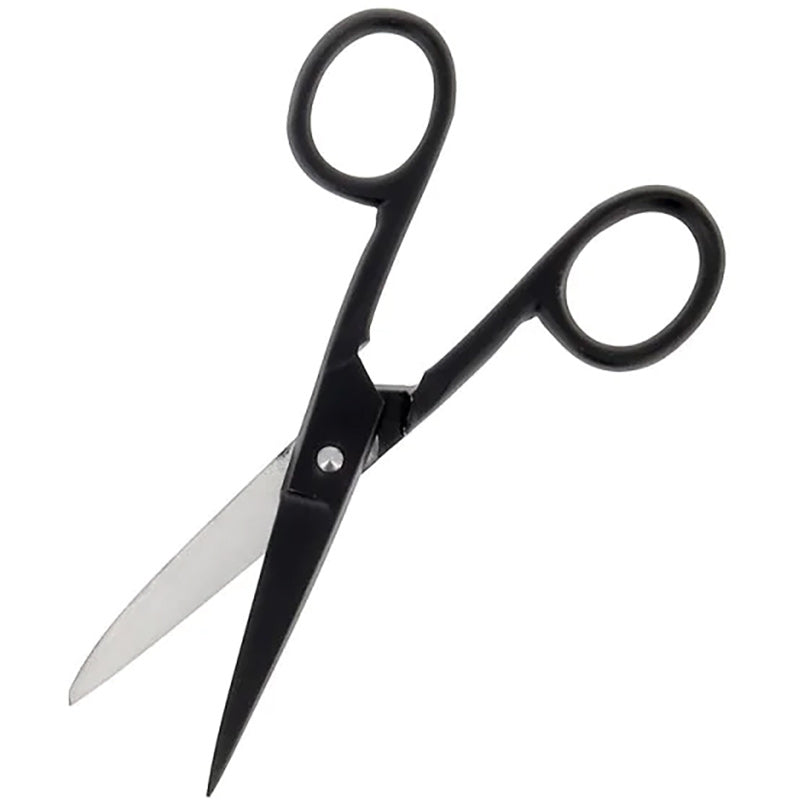 Epoxy breading scissors 11 cm - matt black