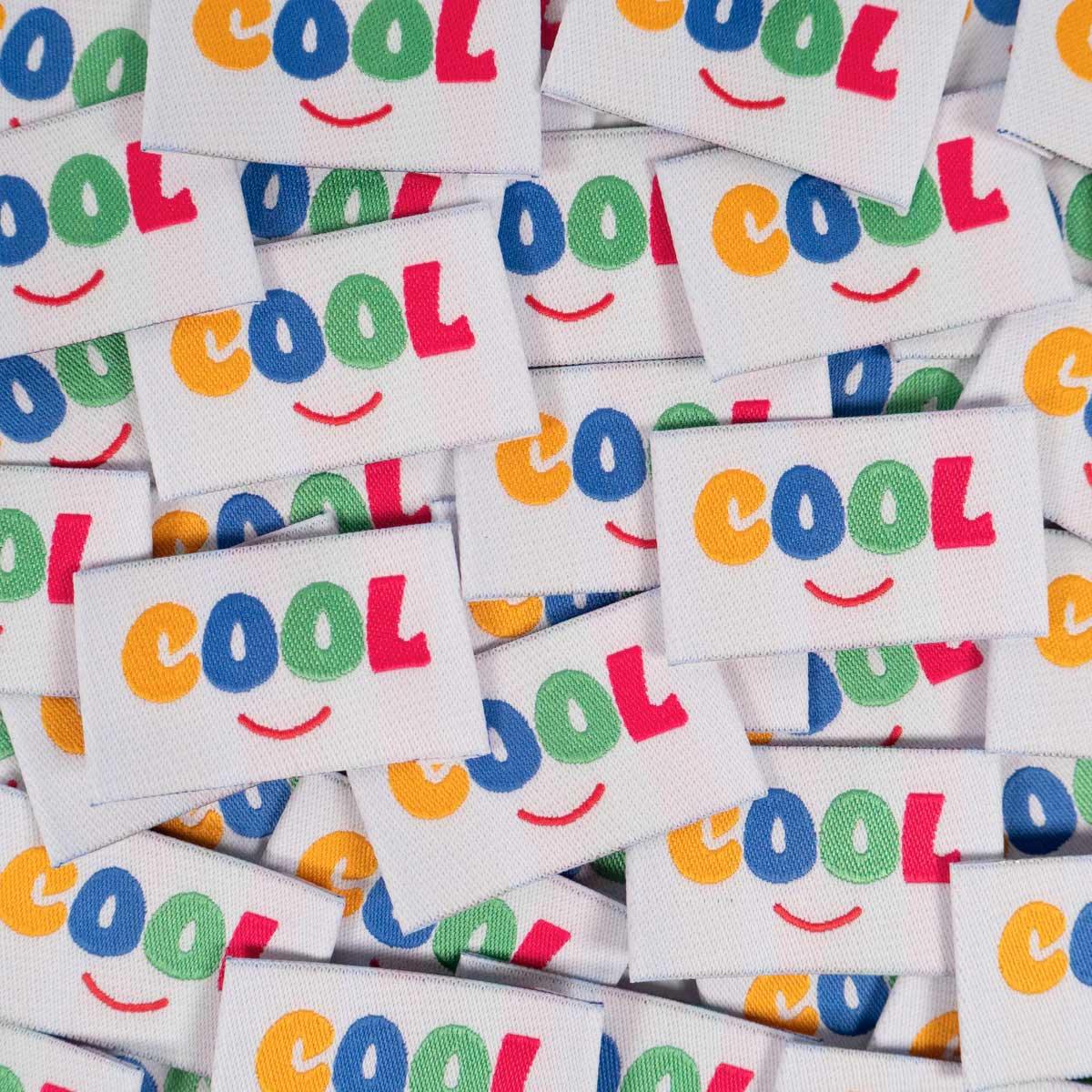 Set of 5 woven labels - Cool