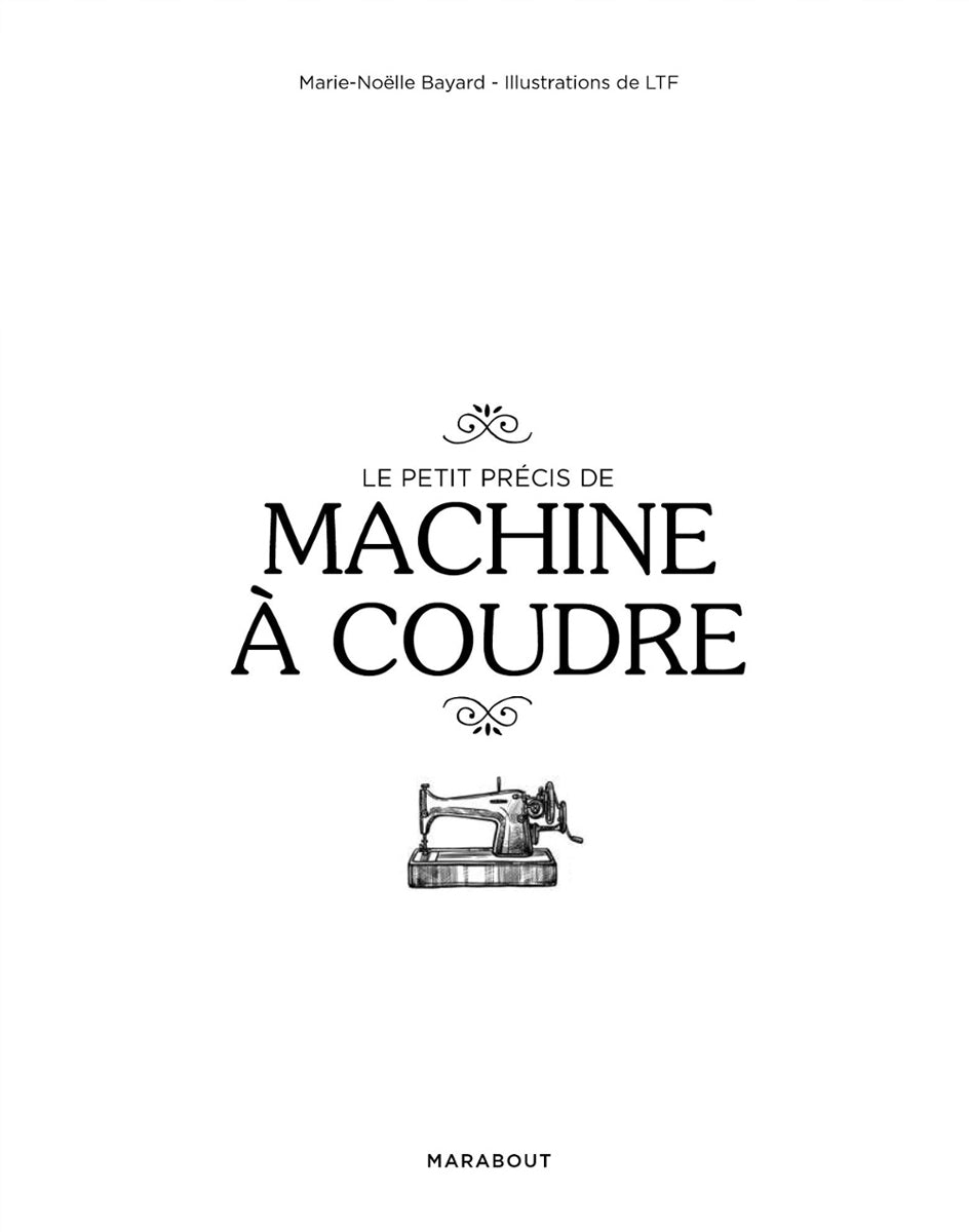 Livre le petit précis de machine à coudre